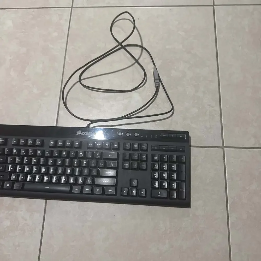 Corsair Wired Full-Size Gaming Keyboard - Black